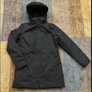The North Face Insulated Ancha Down Parka Jacket Black Medium
